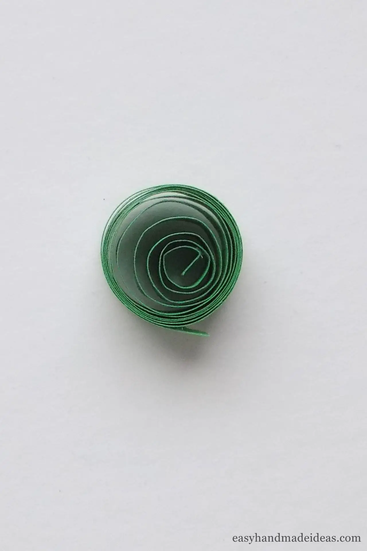 Fix the tip of the green coil