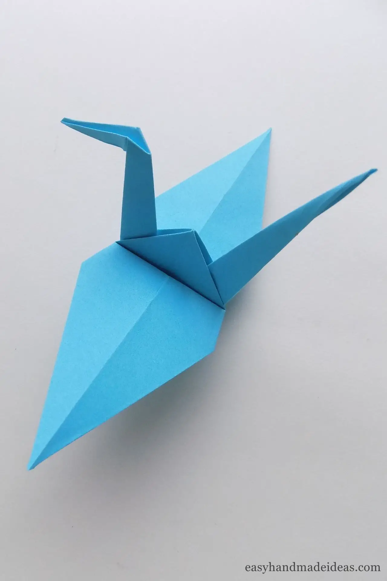 Origami crane is ready