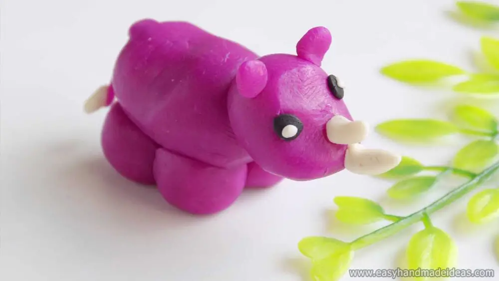 A Rhinos Out of Plasticine