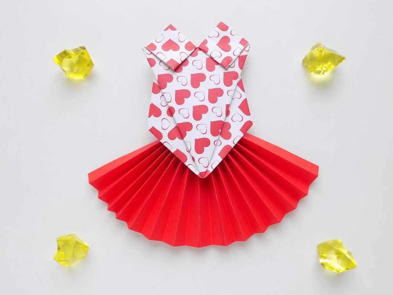 Origami Paper Dress