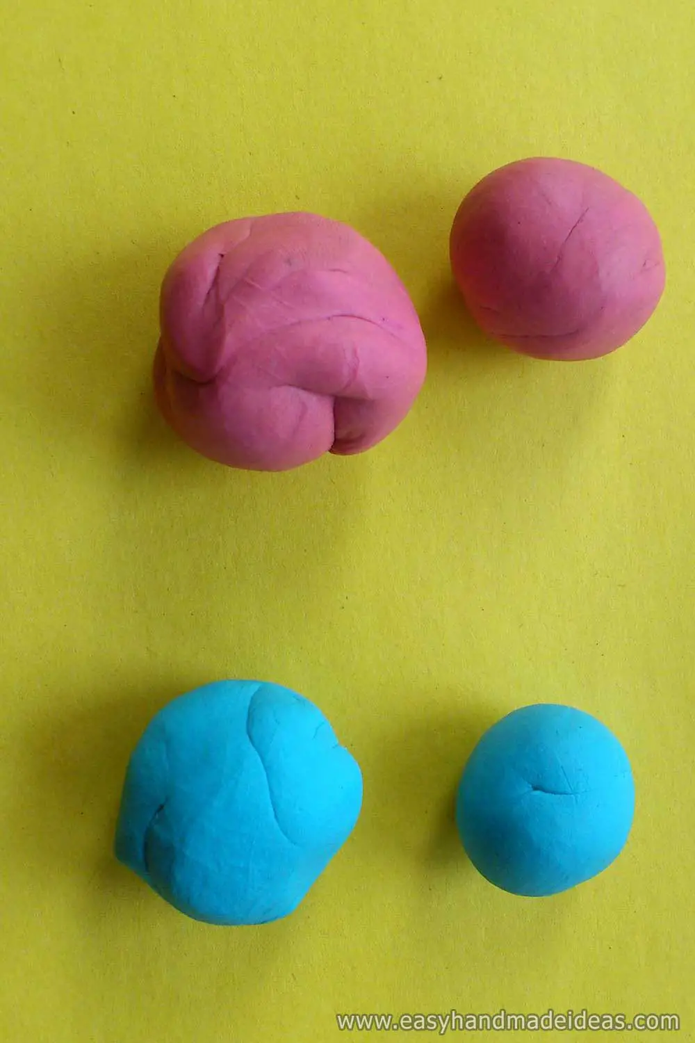 Four Plasticine Balls