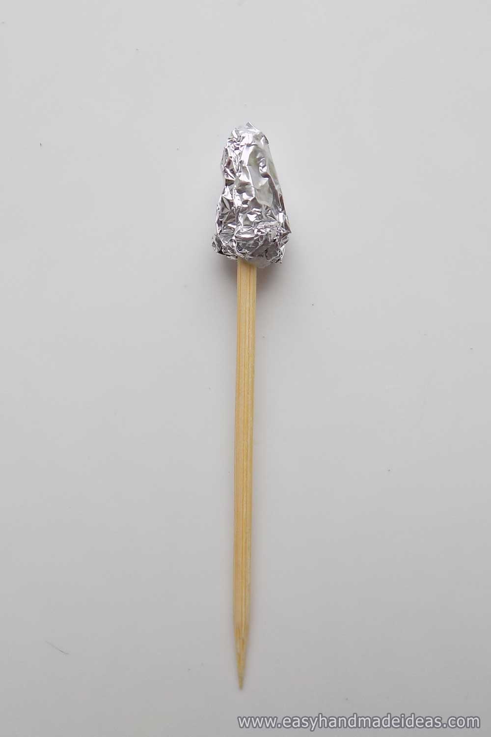 Foil Cone on a Toothpick
