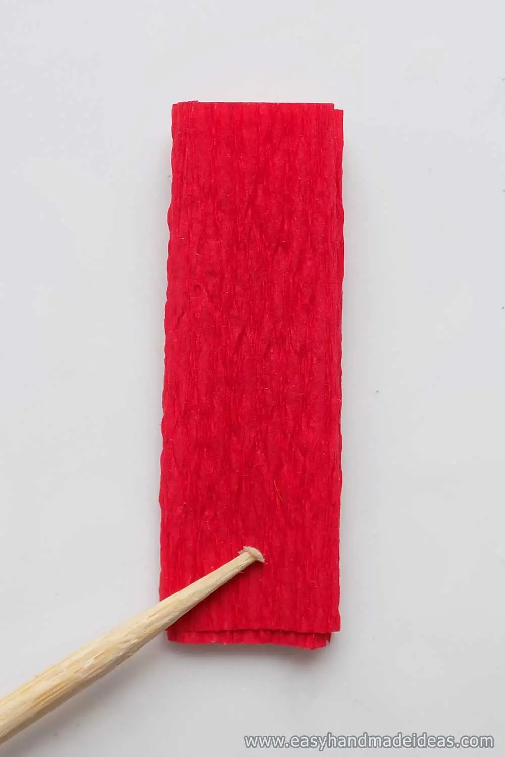 Folded Red Paper