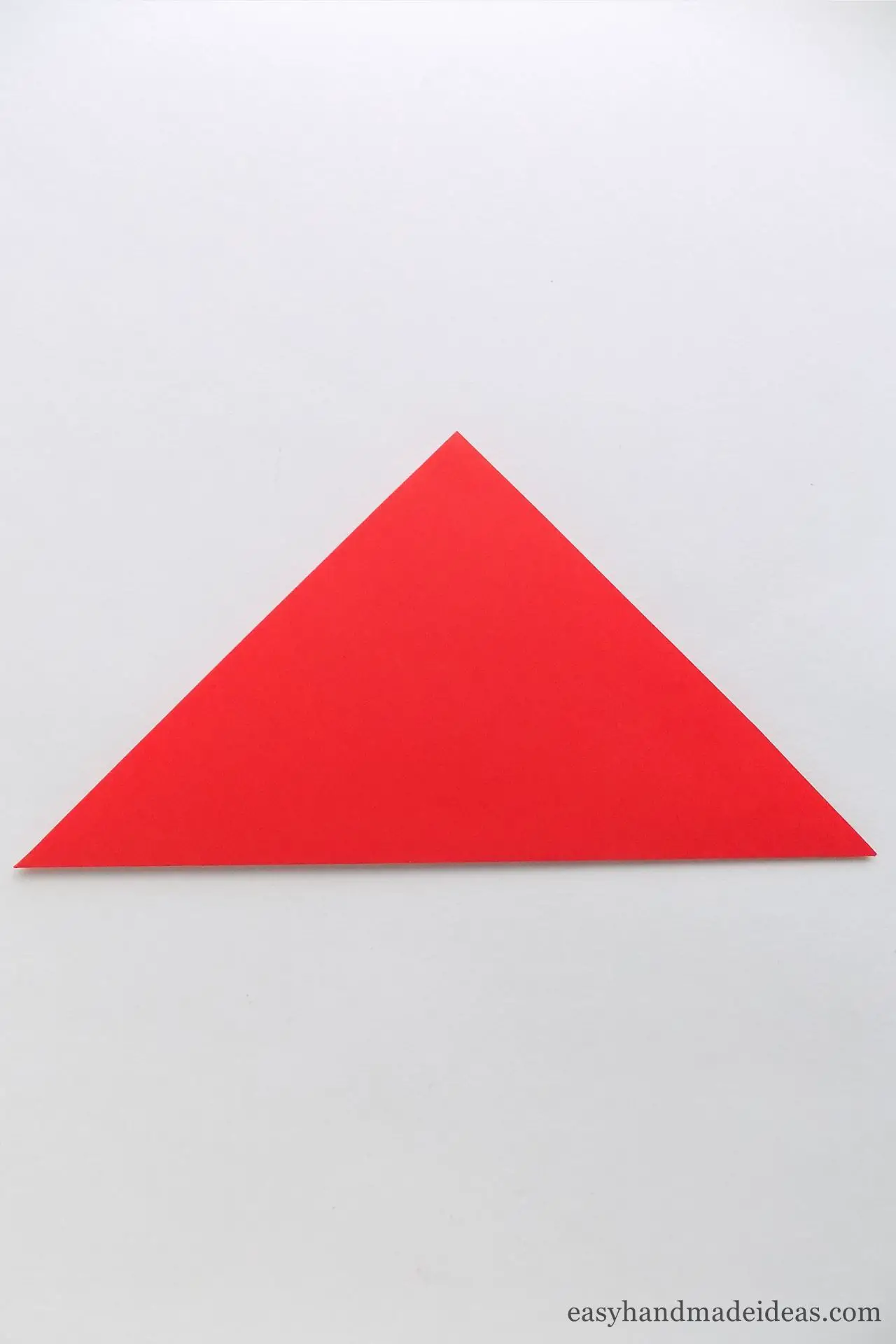 Make a triangle from the square