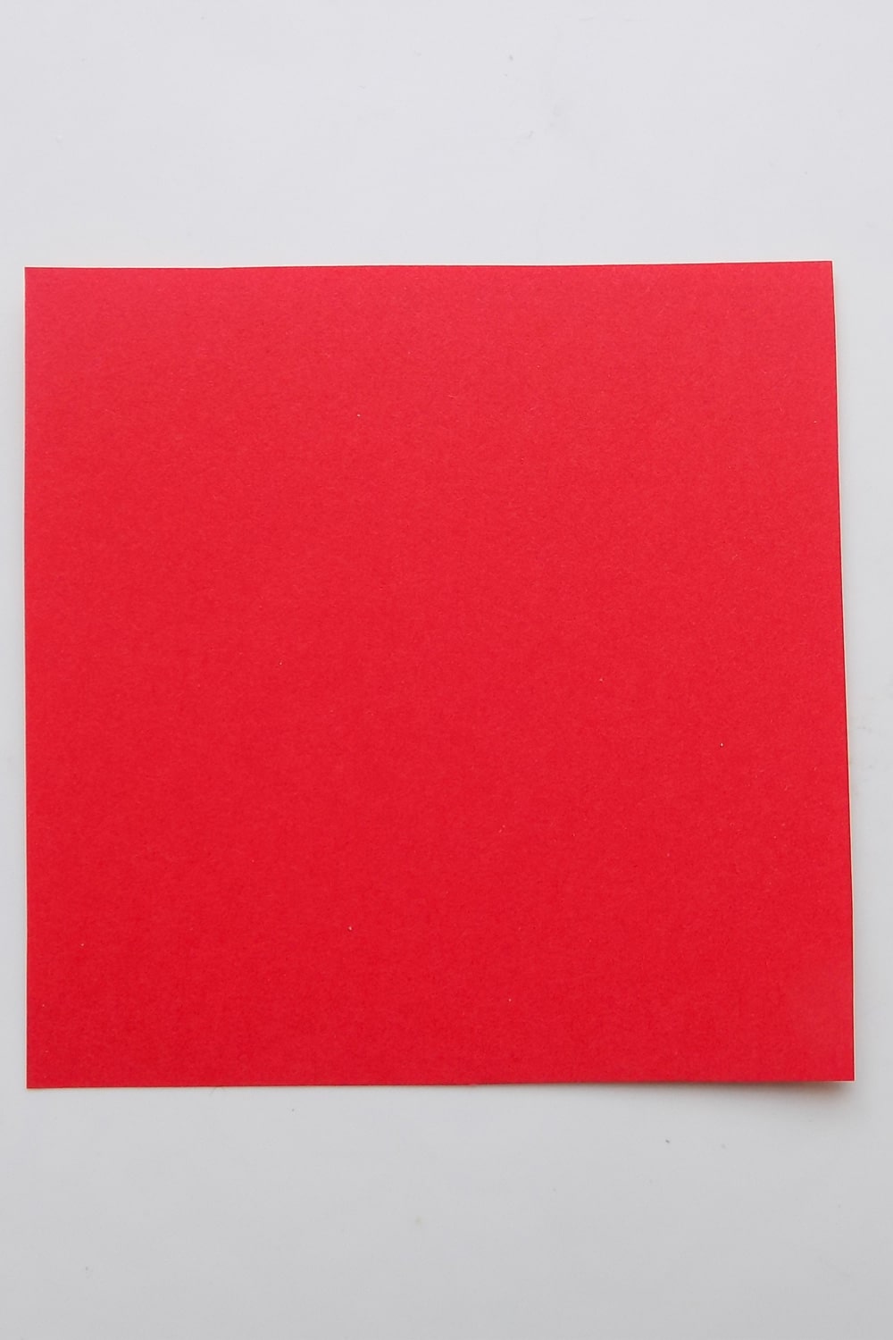 Red paper square