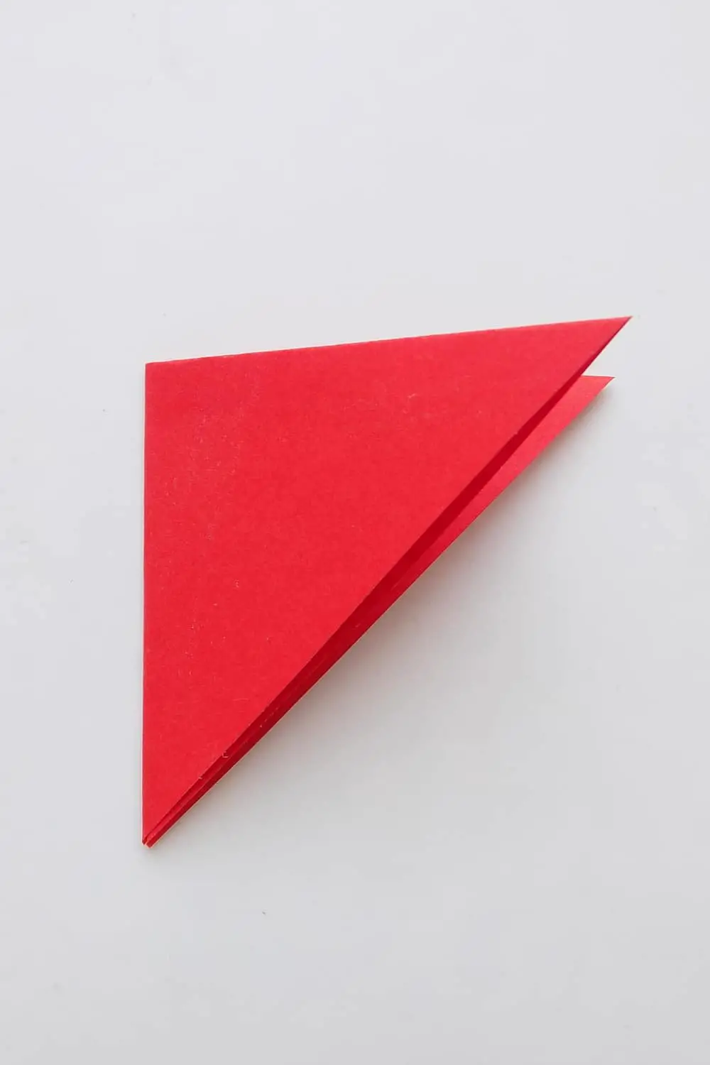 Half folded triangle