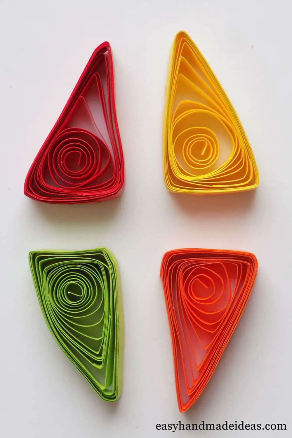 Four twisted triangles