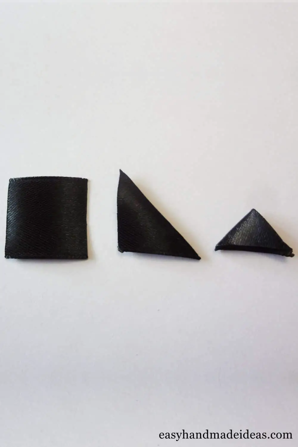 Triangles from a black square