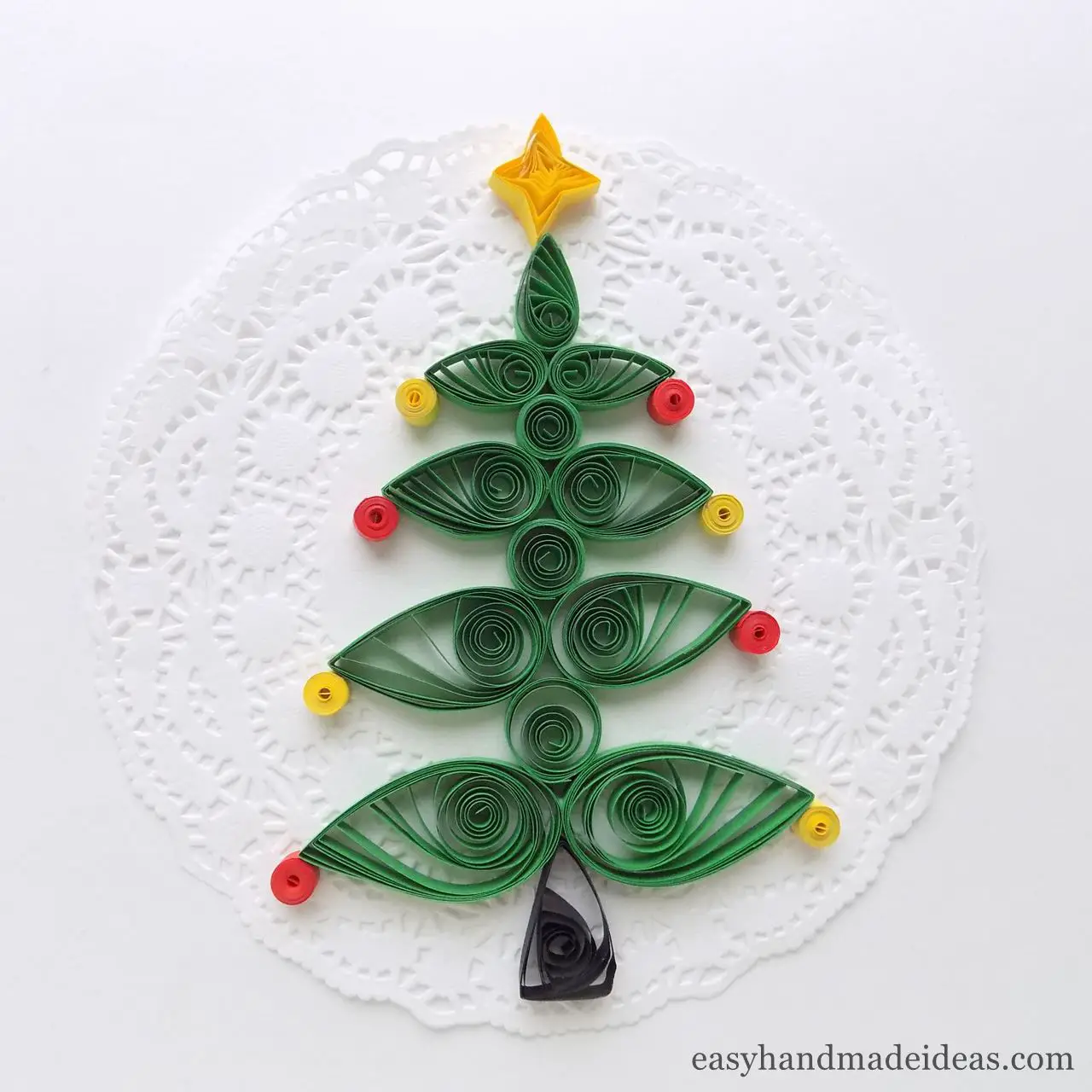Quilled Christmas tree